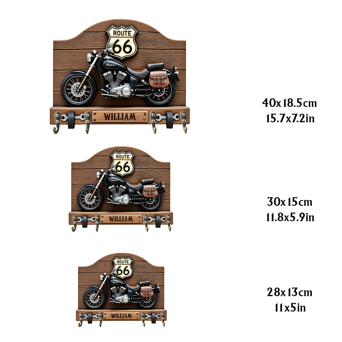 Motorrad - Personalisierter, individuell geformter Hängeträger für Biker