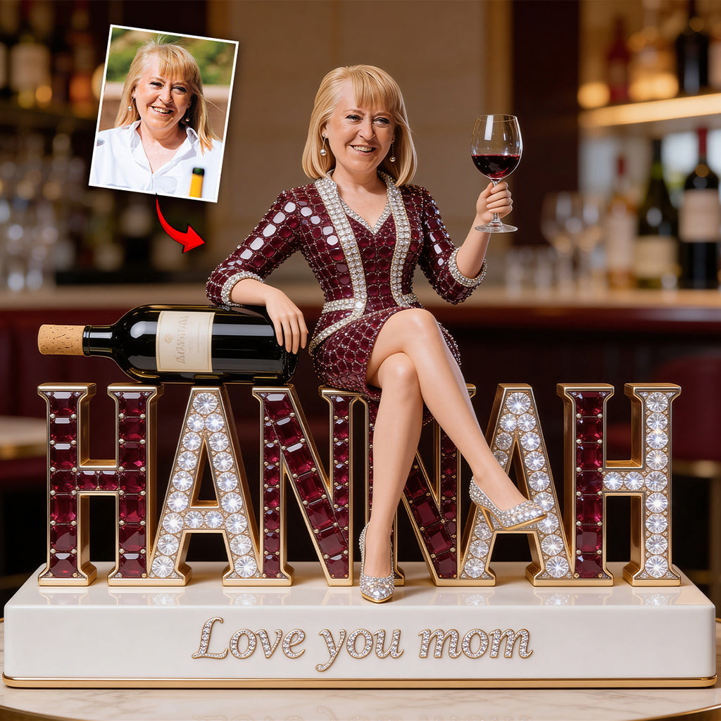 Geschenk für Weinliebhaber - Personalisierte Weinschilder aus Acryl