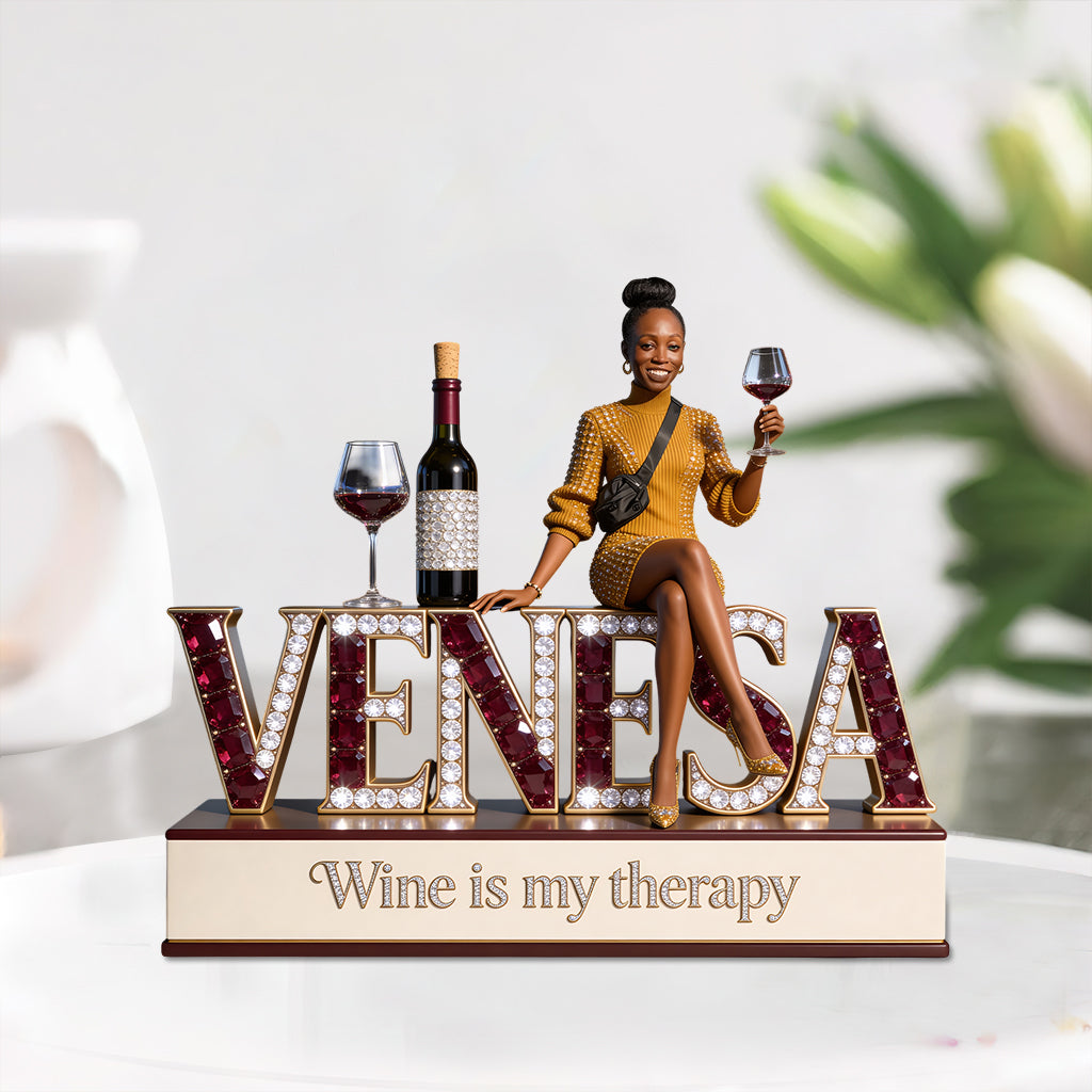 Geschenk für Weinliebhaber - Personalisierte Weinschilder aus Acryl