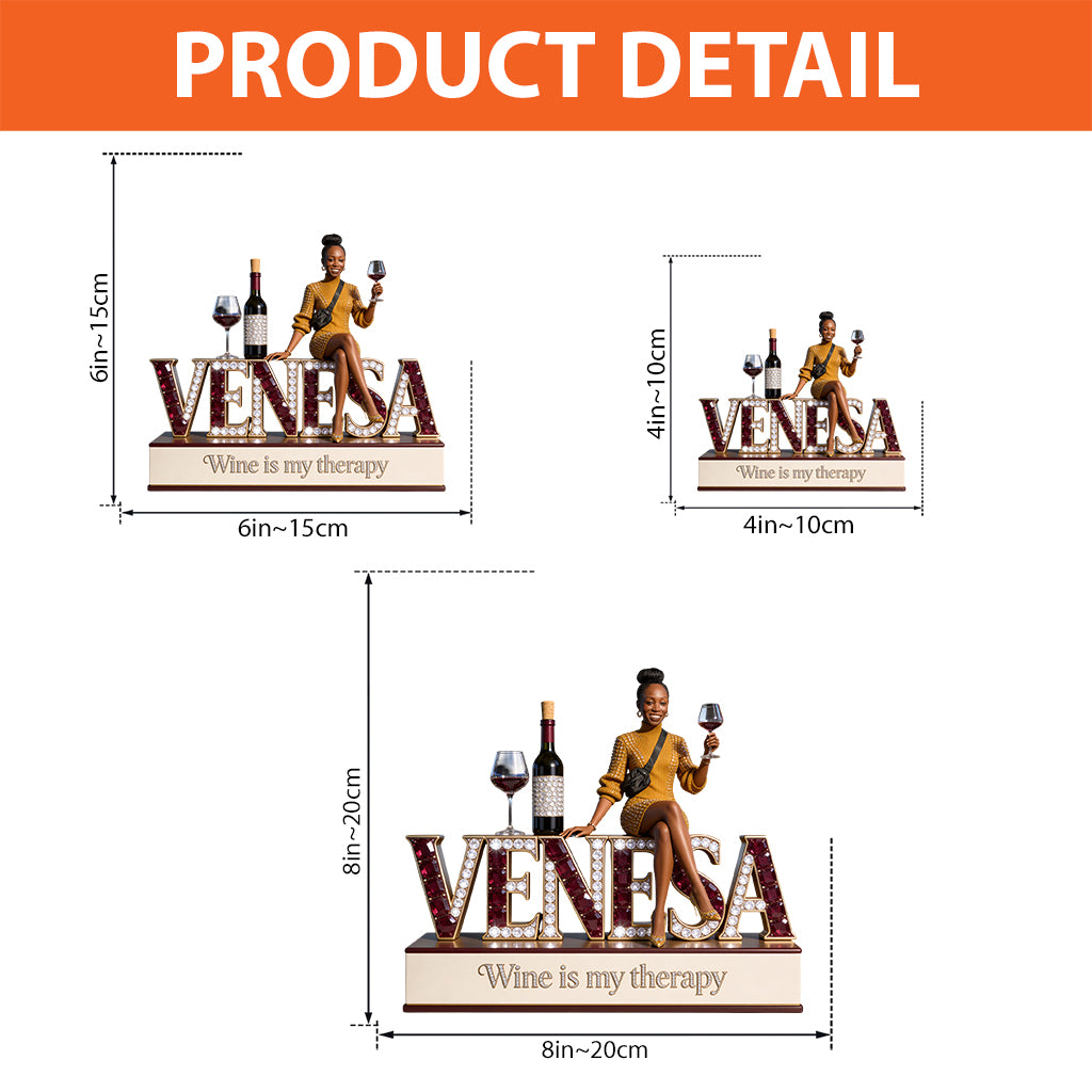 Geschenk für Weinliebhaber - Personalisierte Weinschilder aus Acryl