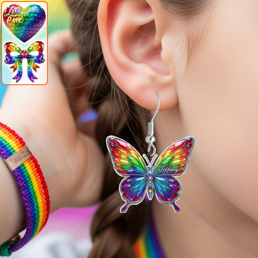 Liebe ist Liebe – Personalisierte Ohrringe zur Unterstützung der LGBT-Community
