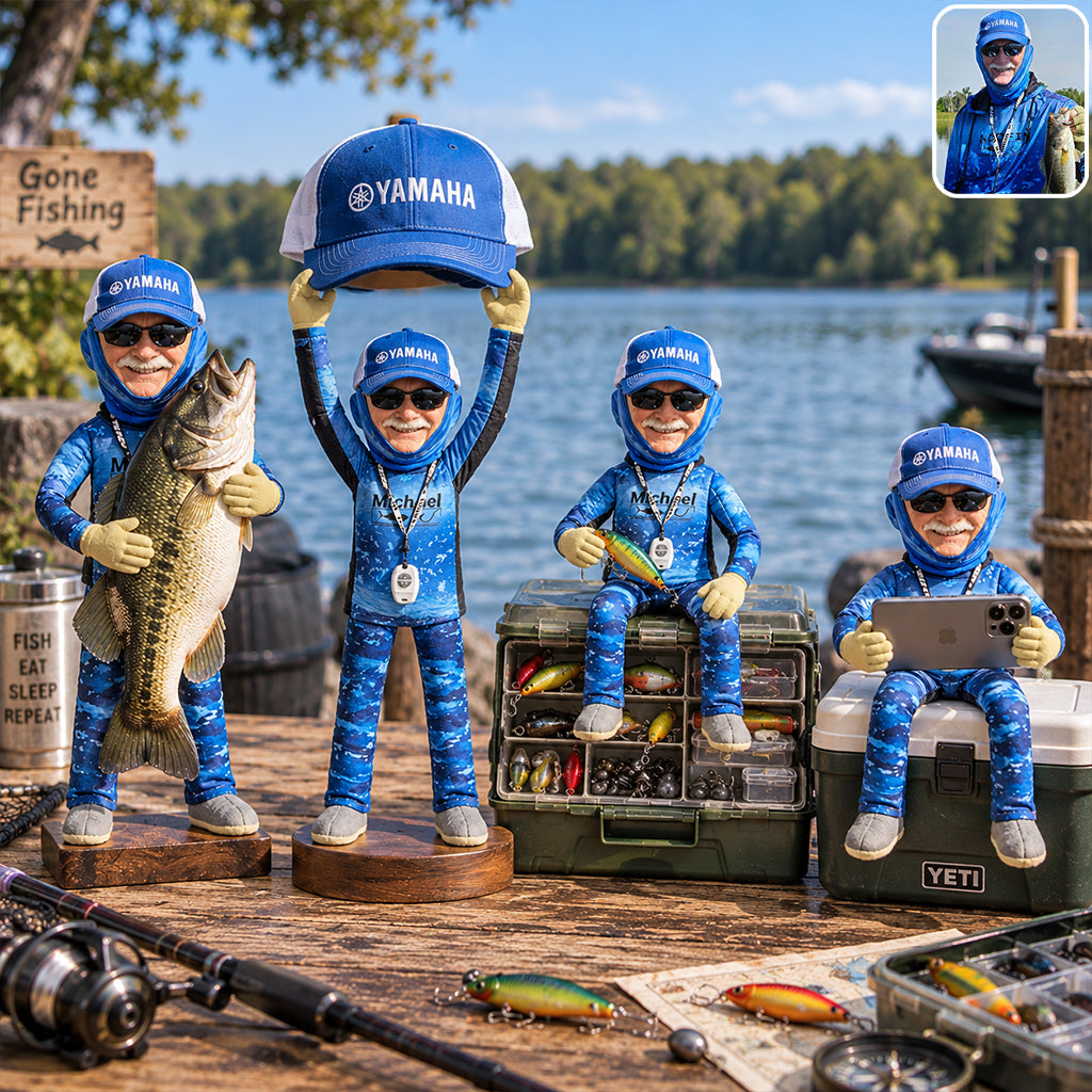 Toute Photo - Poupée en Peluche Personnalisée de Pêche