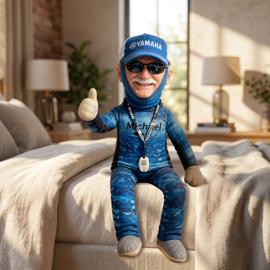 Toute Photo - Poupée en Peluche Personnalisée de Pêche
