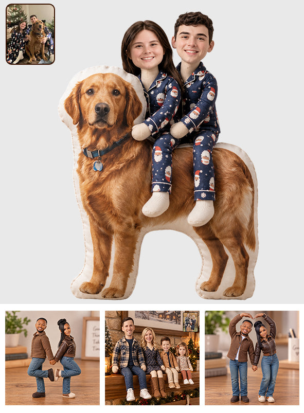 Funny Custom Doll For Everyone, Custom From Any Photo - Personalized Family Posable Plush Doll