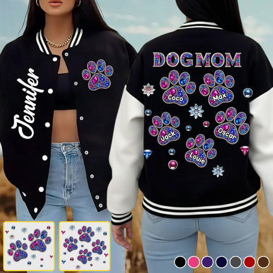 Hundemama – Personalisierte Hunde-Collegejacke