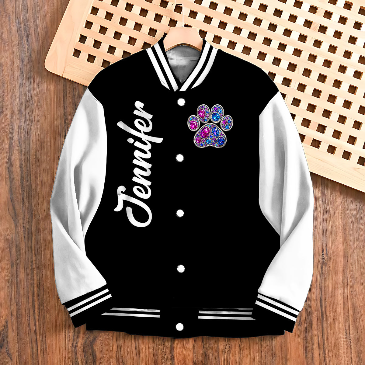 Maman de chien - Veste universitaire personnalisée pour chien