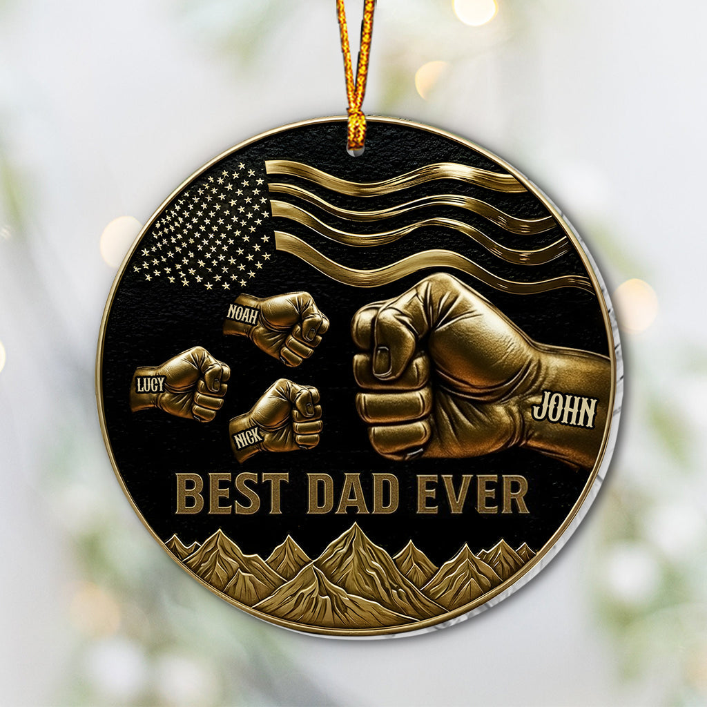 Best Dad/ Stepdad/ Grandpa... Ever - Personalized Father Ornament