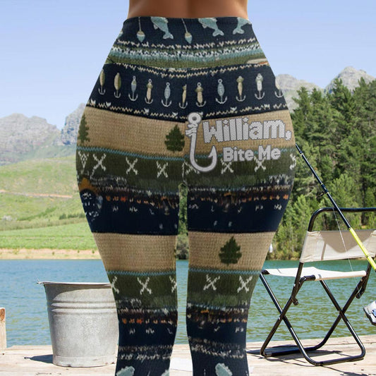 Bite Me – Personalisierte Angelleggings