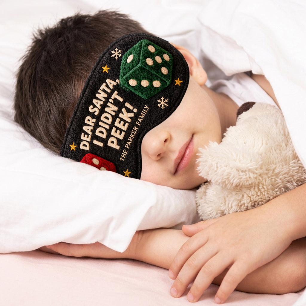 I Didn't Feek - Personalized Family Faux Fur Sleep Mask