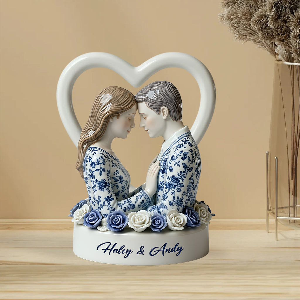 Toile De Jouy Couple You And Me We Got This - Personalized Couple Custom Shaped Acrylic Plaque