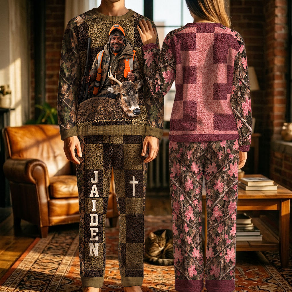 Love Hunting - Personalized Hunting Fleece Lounge Set