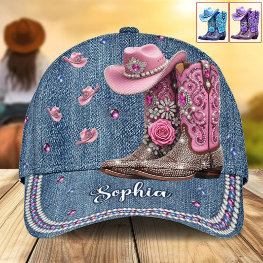 Coole Cowgirl-Mütze – Personalisierte Cowgirl-Klassiker-Mütze