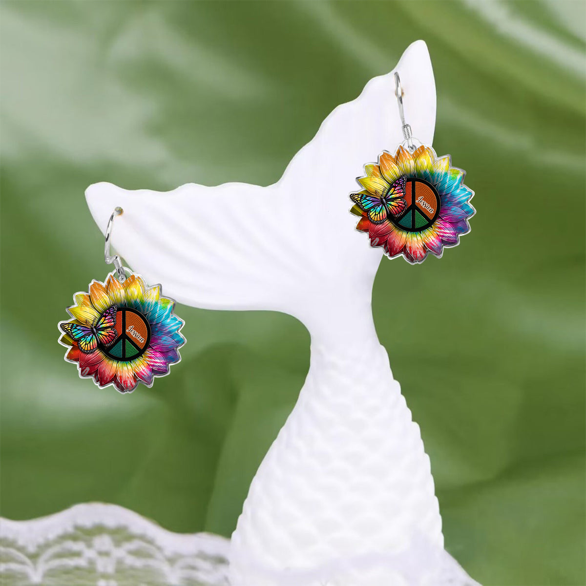 Hippie Soul - Boucles d'oreilles hippies personnalisées