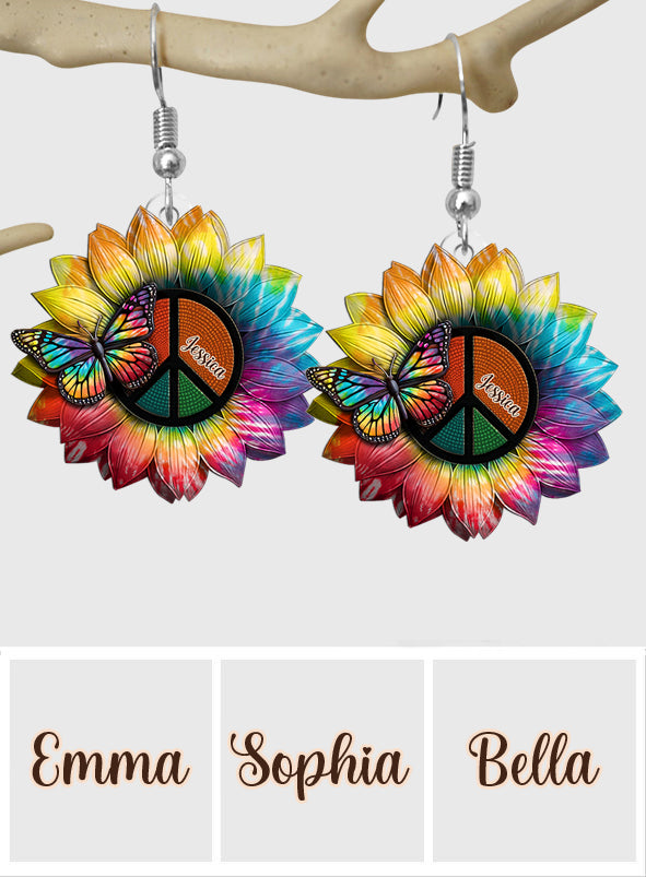Hippie Soul - Boucles d'oreilles hippies personnalisées