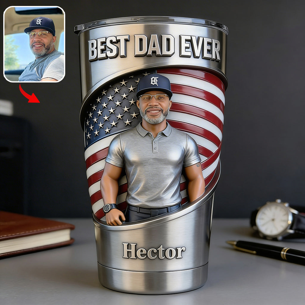 Photo Personnalisée, Meilleur Cadeau Pour Papa & Papi - Tasse Personnalisée