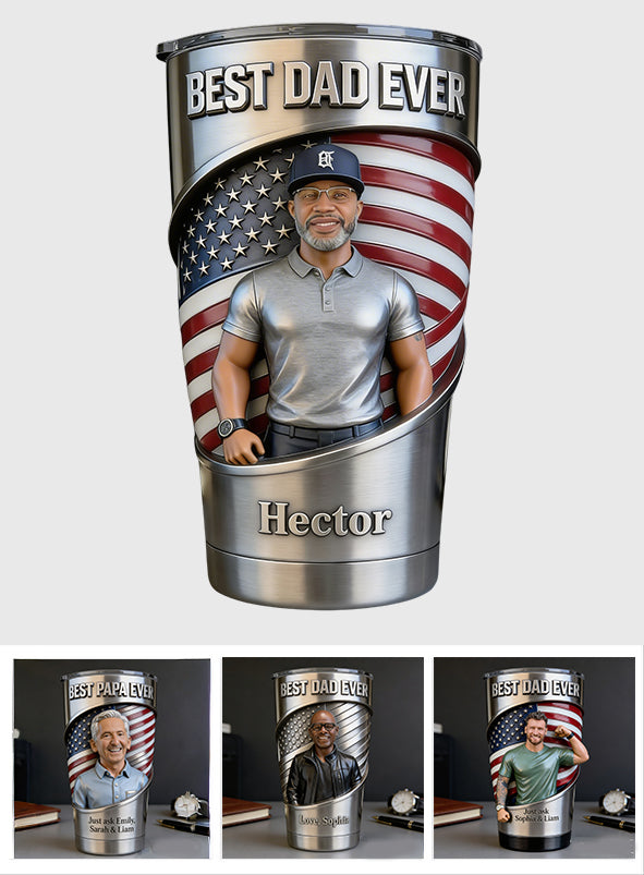 Photo Personnalisée, Meilleur Cadeau Pour Papa & Papi - Tasse Personnalisée