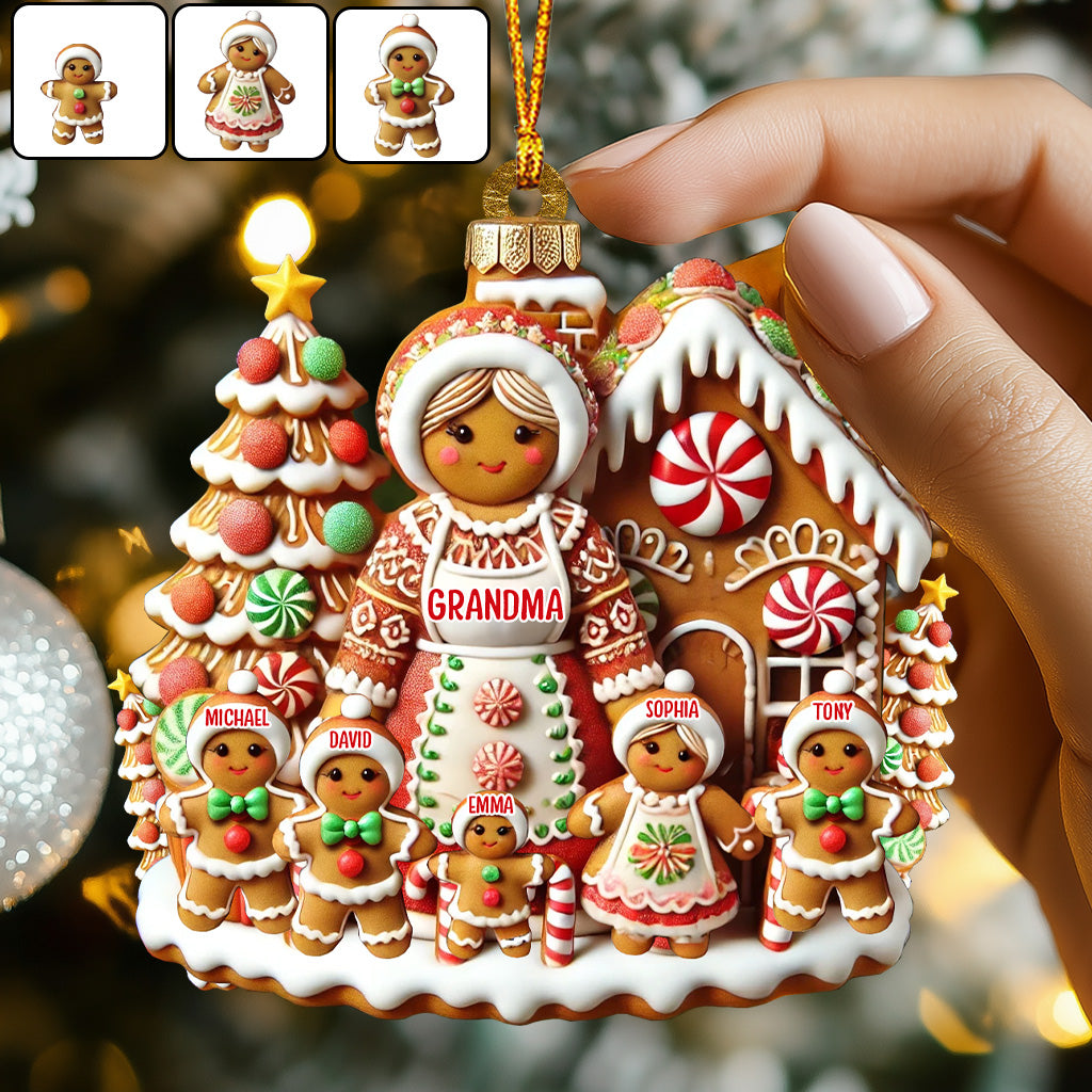 Omas perfektes Set – Personalisierter Oma-Weihnachtsbaumschmuck