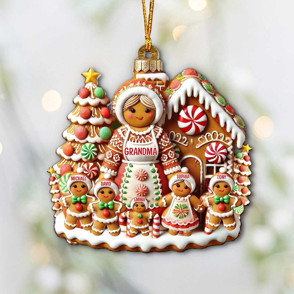 Omas perfektes Set – Personalisierter Oma-Weihnachtsbaumschmuck