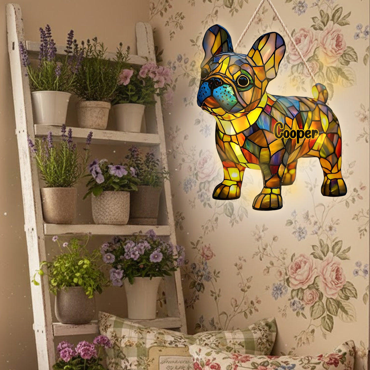 Décoration intérieure LightPup - Panneau lumineux LED personnalisé pour chien en acrylique