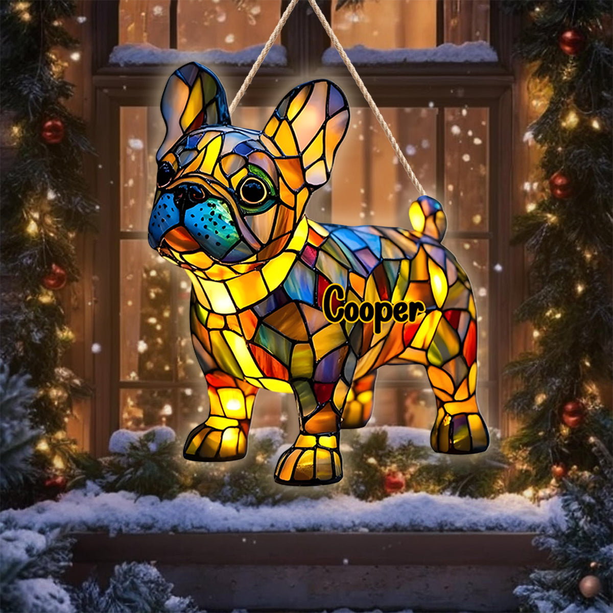 Décoration intérieure LightPup - Panneau lumineux LED personnalisé pour chien en acrylique