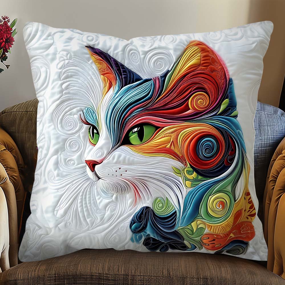 Niedliche Katze - Katzen-Dekokissen