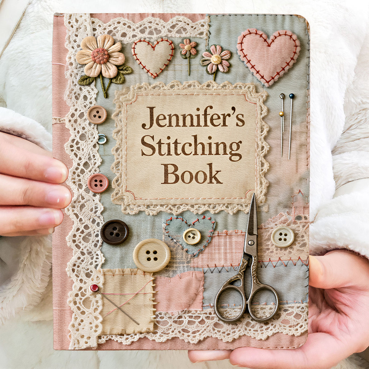 Carnet de couture - Journal de couture personnalisé en cuir