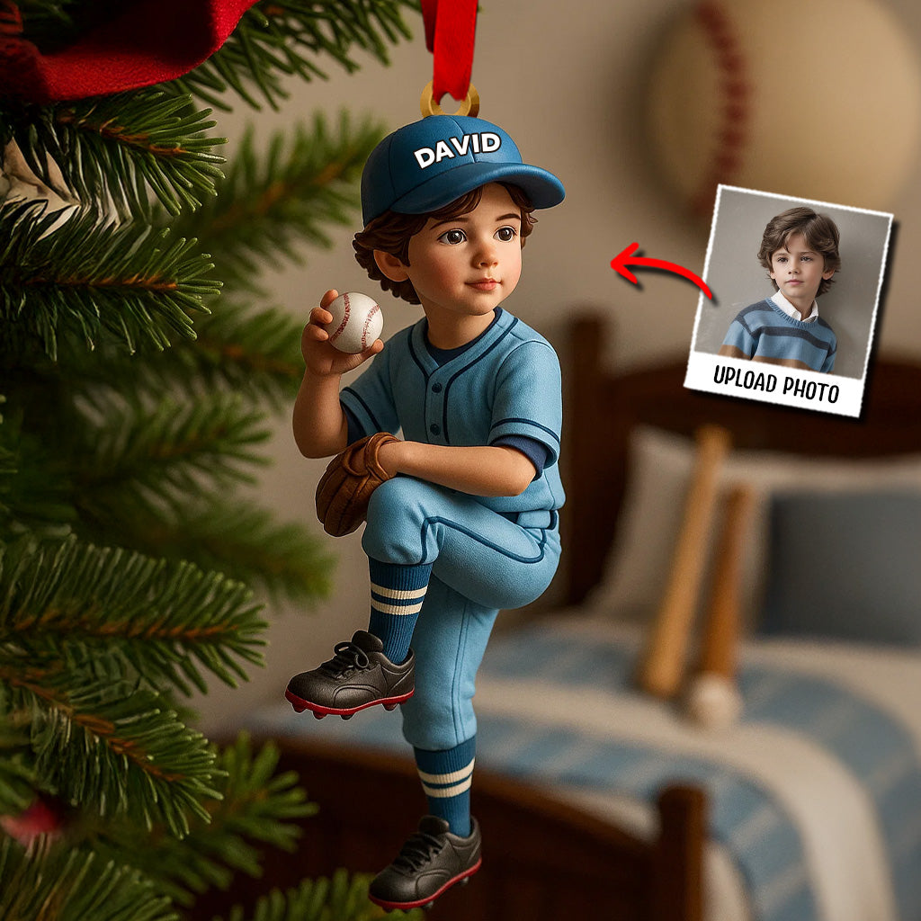 Emmenez-moi au match de baseball - Ornement de baseball personnalisé