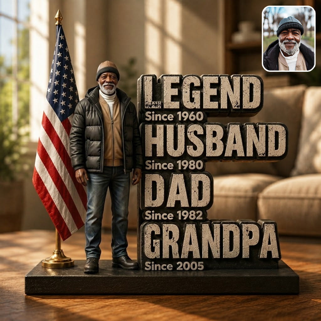 Legendärer Ehemann, Papa, Opa - Personalisierbares Geschenk zum Vatertag