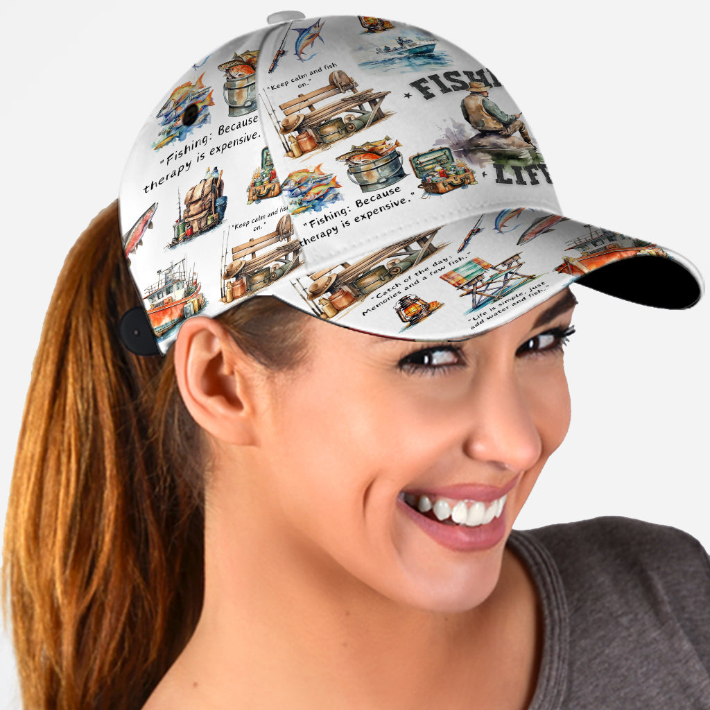 Love Fishing - Personalized Fishing Classic Cap