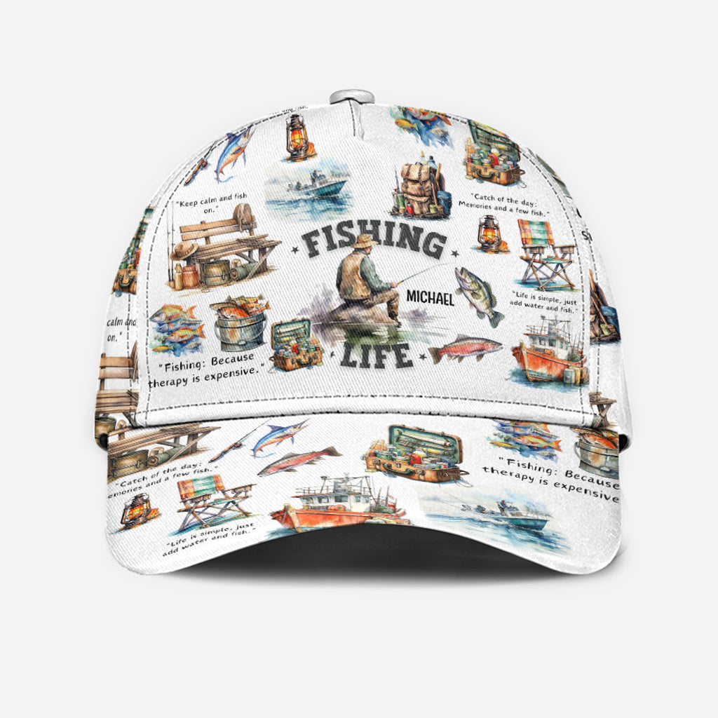 Love Fishing - Personalized Fishing Classic Cap