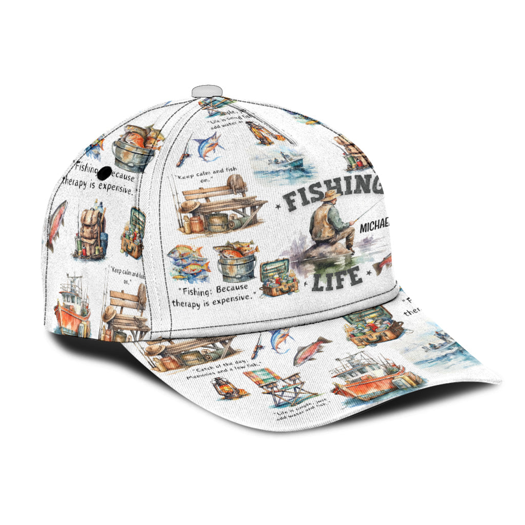 Love Fishing - Personalized Fishing Classic Cap