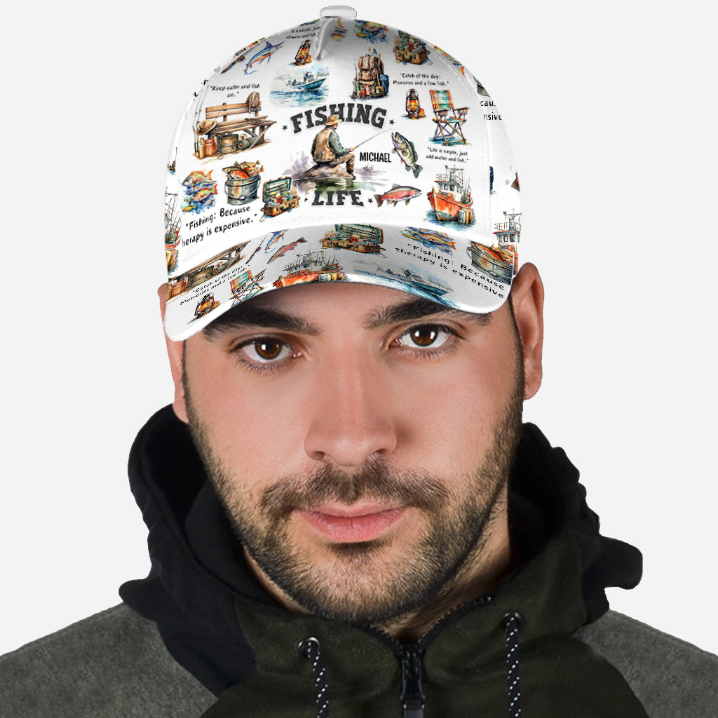 Love Fishing - Personalized Fishing Classic Cap