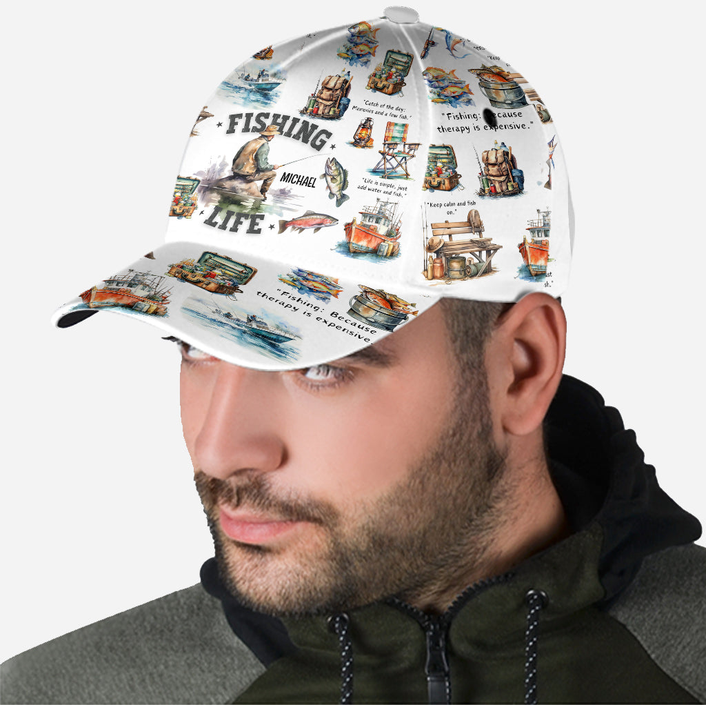 Love Fishing - Personalized Fishing Classic Cap