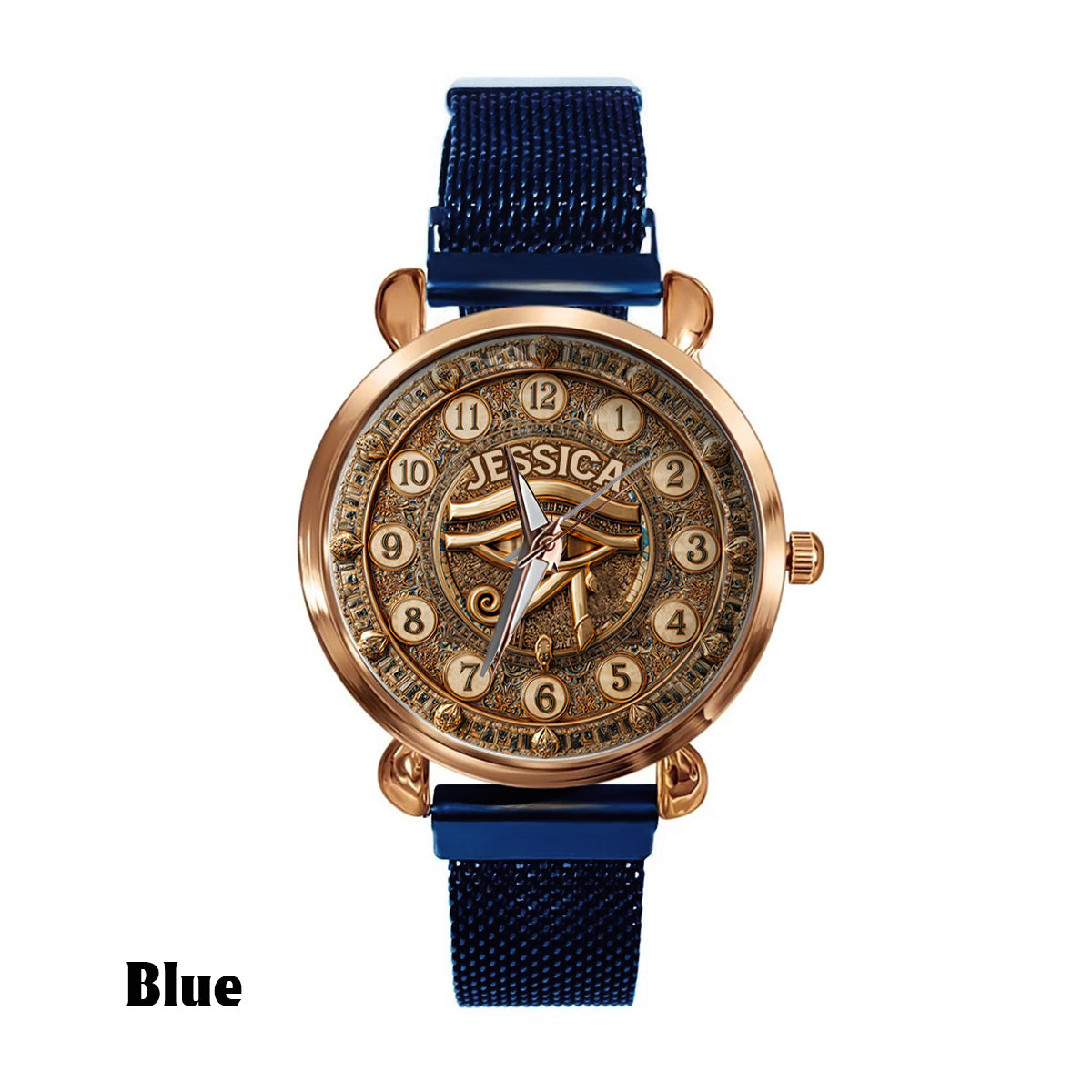 Égypte antique - Montre-bracelet personnalisée pour femme sur le thème de l'Égypte antique