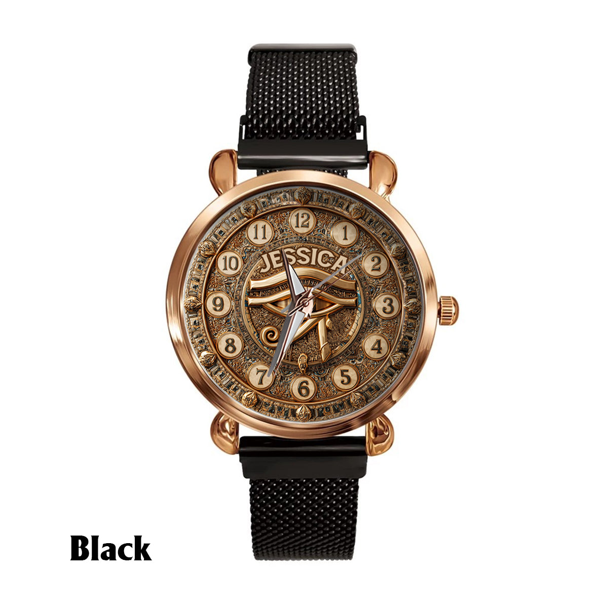 Égypte antique - Montre-bracelet personnalisée pour femme sur le thème de l'Égypte antique