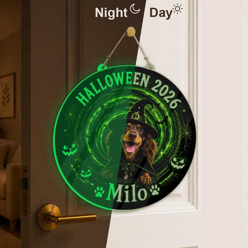 Funny Halloween pet - Personalized Dog Luminous Acrylic Sign
