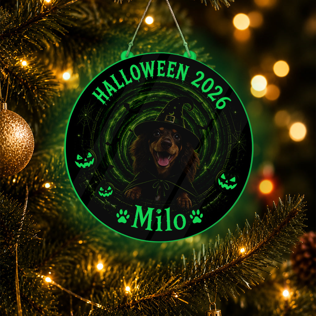 Funny Halloween pet - Personalized Dog Luminous Acrylic Sign