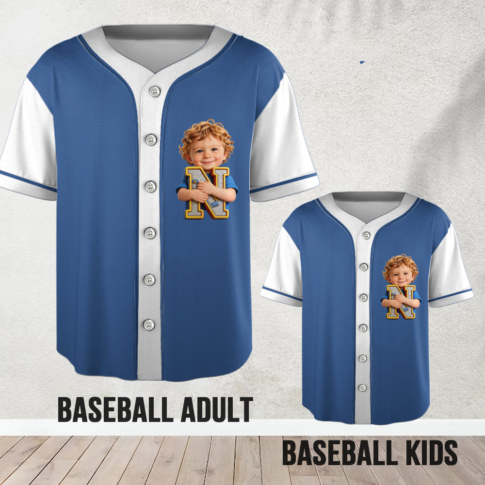 Personalisierte Kinder Rucksack & Baseball-Trikot & Mütze Geschenkset