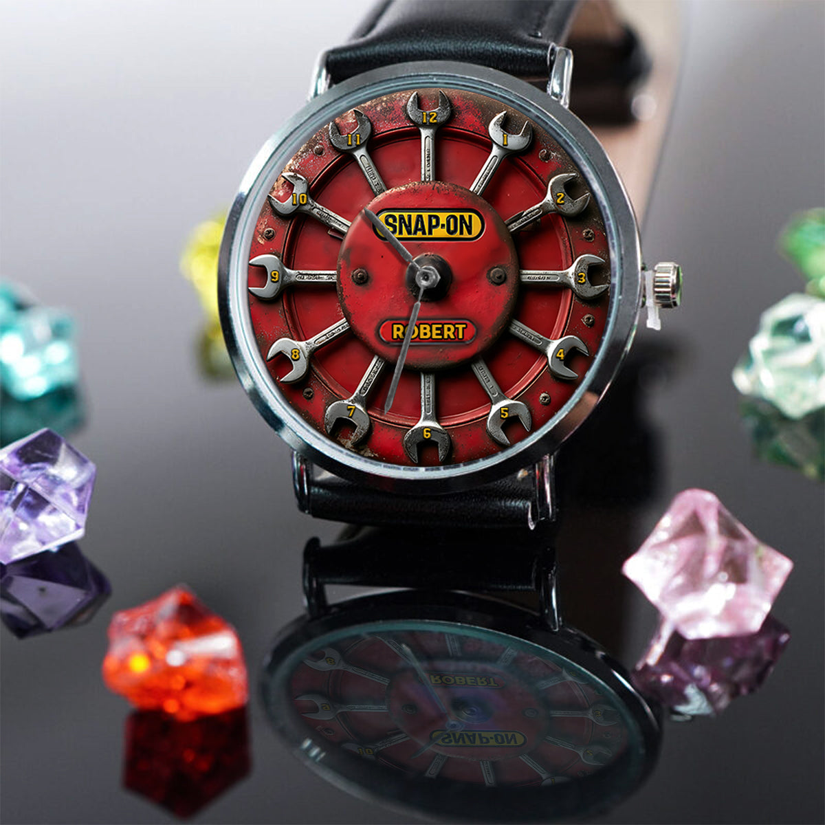 Zeit zum Anklicken – Personalisierte mechanische Handuhr