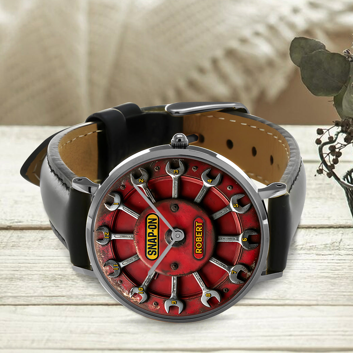 Zeit zum Anklicken – Personalisierte mechanische Handuhr