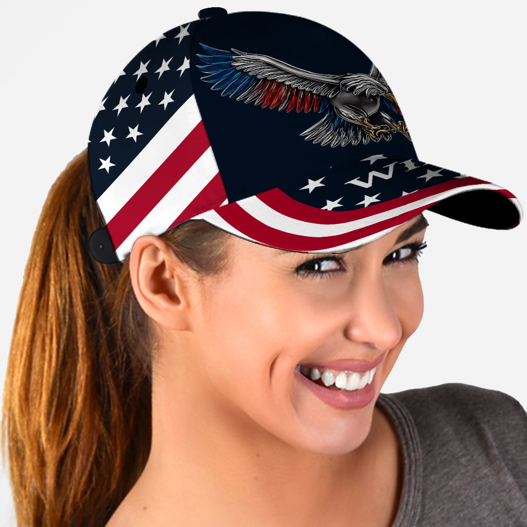 Casquette classique personnalisée Freedom Strong Eagle - Fête de l'Indépendance/4 juillet