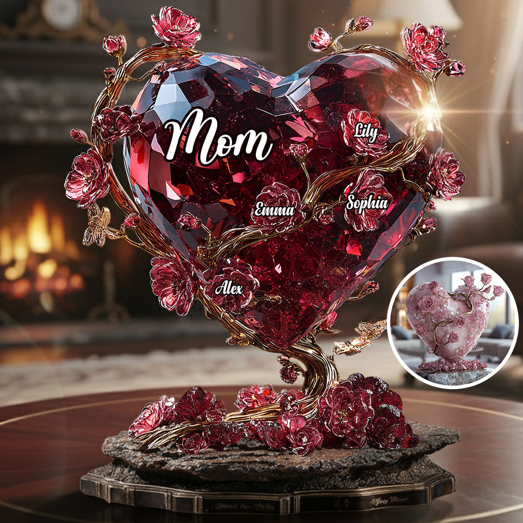 Best Mom Ever - Personalized Mother Custom Shaped Acrylic Plaque