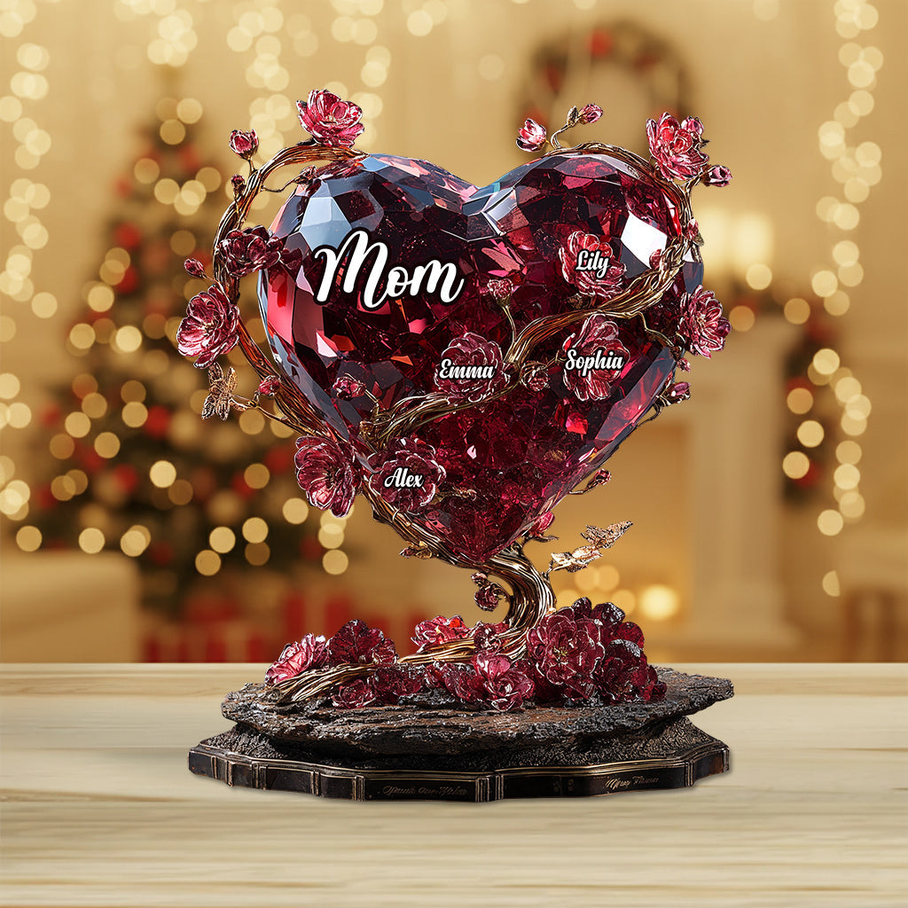 Best Mom Ever - Personalized Mother Custom Shaped Acrylic Plaque
