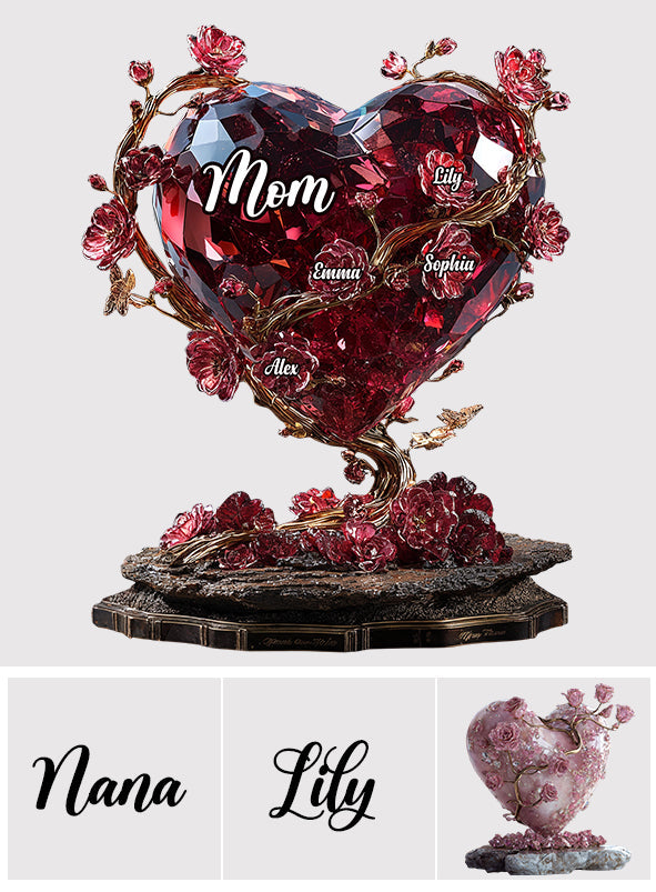 Best Mom Ever - Personalized Mother Custom Shaped Acrylic Plaque