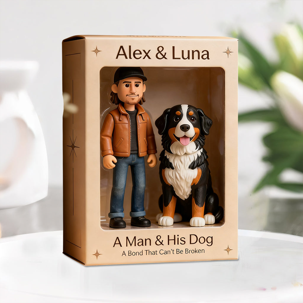 Eine unzerbrechliche Verbindung – personalisierte Acrylplakette in Hundeform