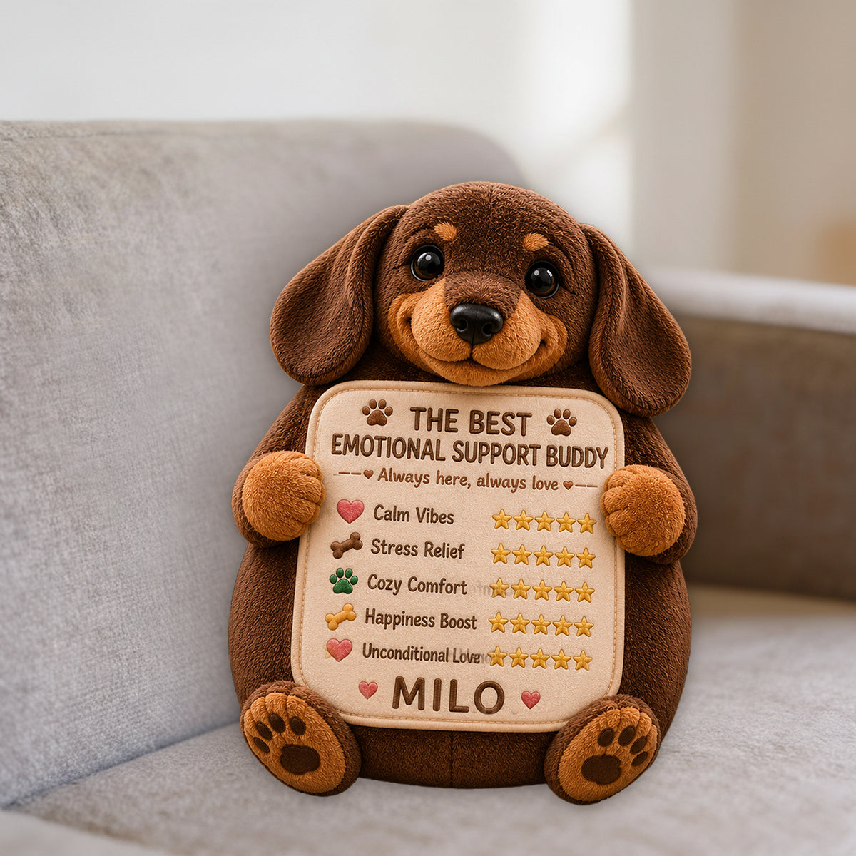 Jedes Foto Süßes Haustier - Personalisierte Hund Premium Kunstfell Kissen