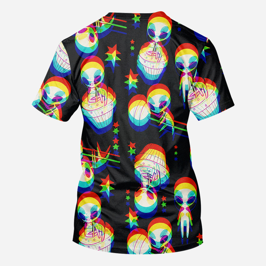Aliens - Chemise Personnalisée Alien Tout Imprimé