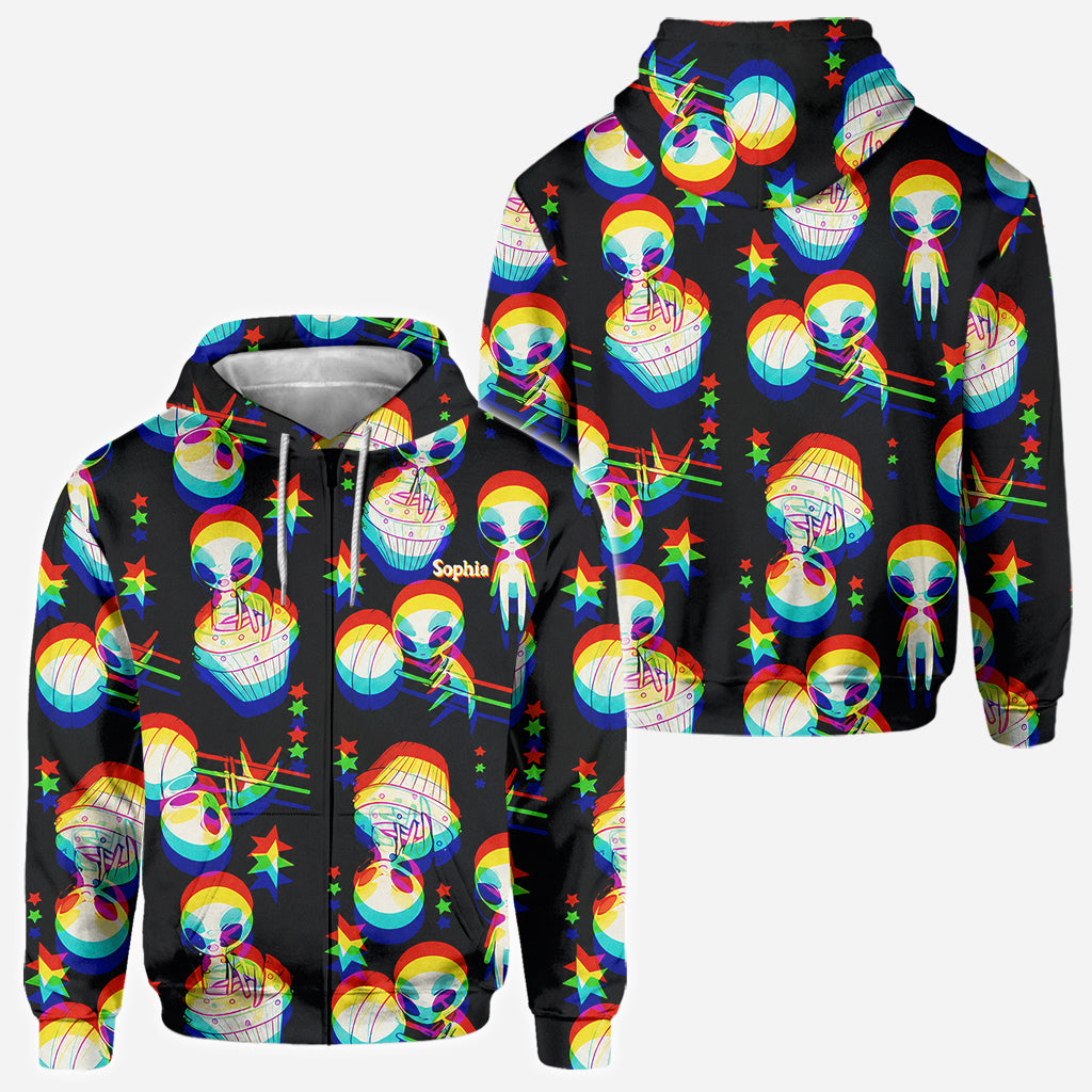 Aliens - Chemise Personnalisée Alien Tout Imprimé