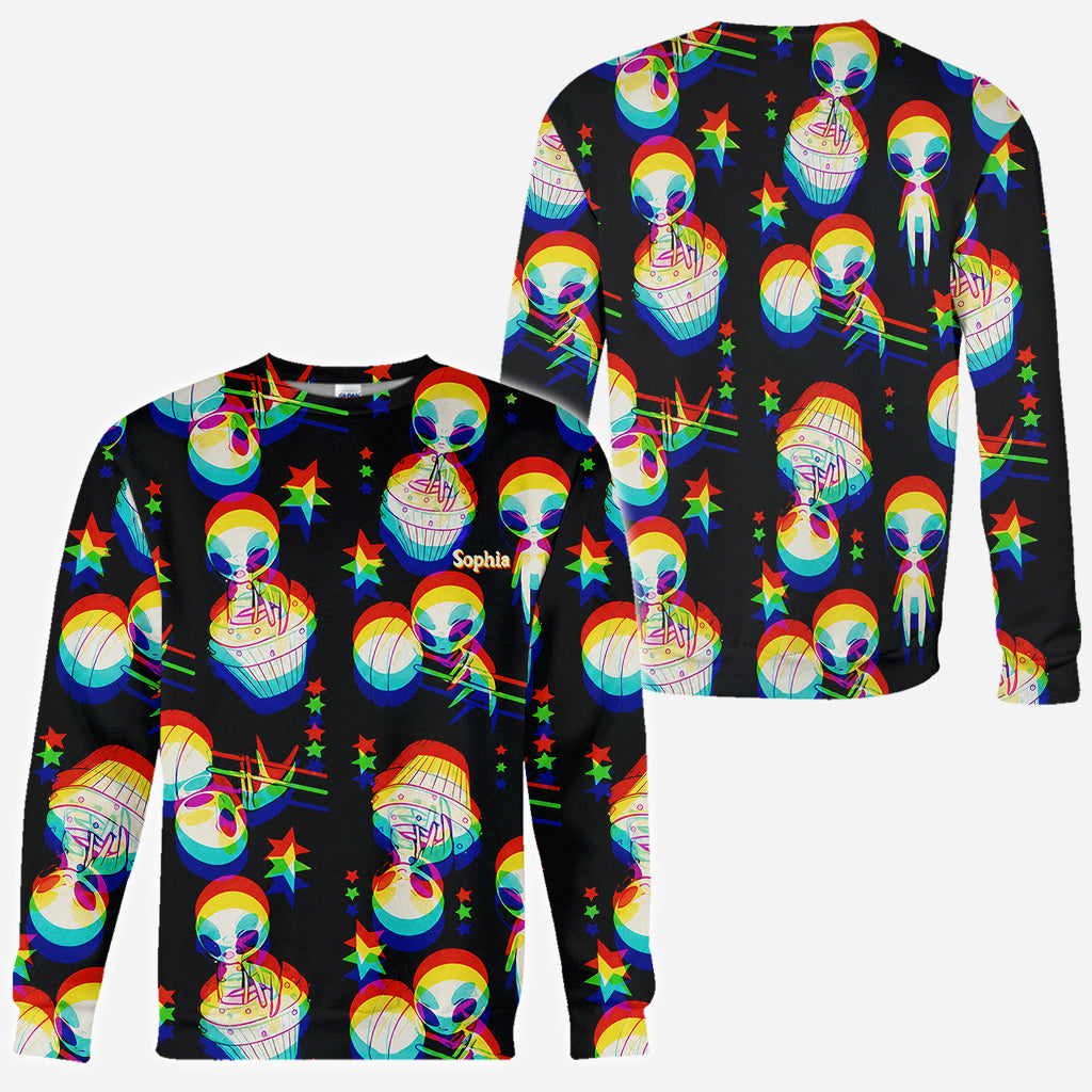 Aliens - Chemise Personnalisée Alien Tout Imprimé
