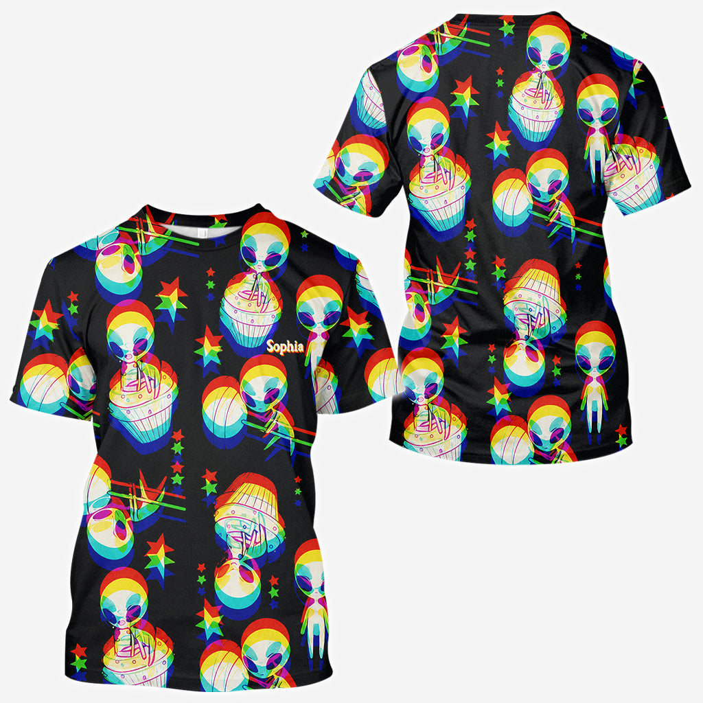 Aliens - Chemise Personnalisée Alien Tout Imprimé